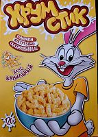 Кукурузные палочки глазированные Хрумстик вкус ванильный