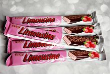 Вафли Лимузин с ароматом клубники