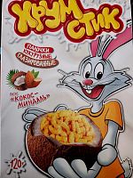 Кукурузные палочки глазированные Хрумстик вкус миндаль - кокос